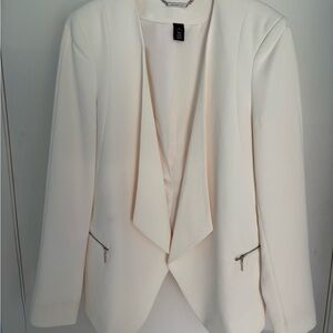 White House Black Market Off-White Blazer